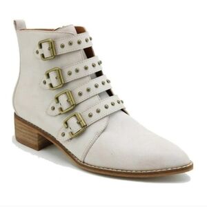 BEAST Fashion Studded Ankle Booties 6.5